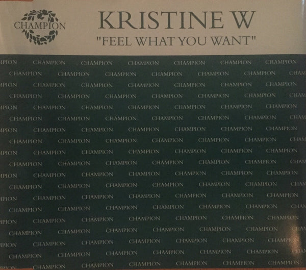 Kristine W - Feel What You Want (CD Single)