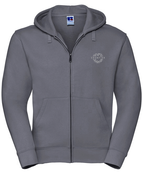 Embroidered Logo Hoodie - Convoy Grey