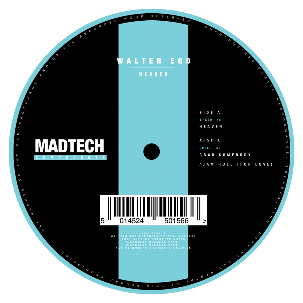 Walter Ego - Heaven (12" Vinyl)